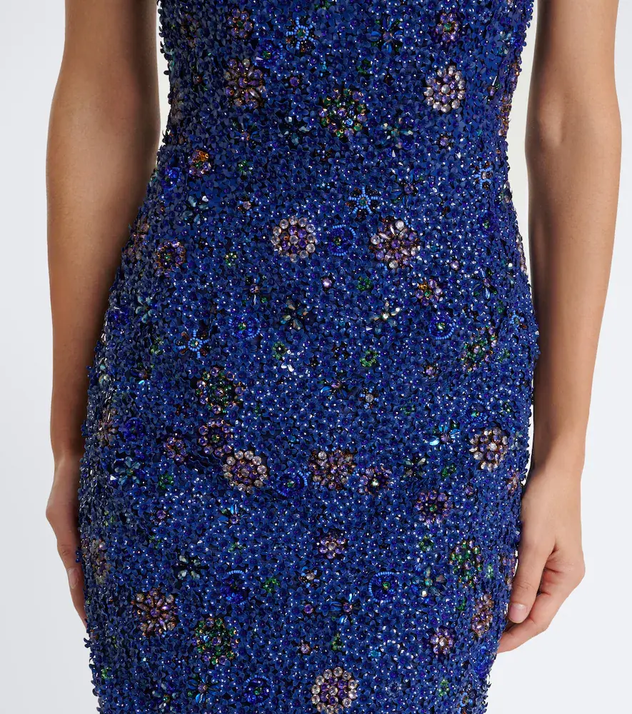 LA FUORI Là Fuori Crystal Midnight sequined silk gown | Thumbnail 6 LA FUORI Là Fuori Crystal Midnight sequined silk gown | Thumbnail 6