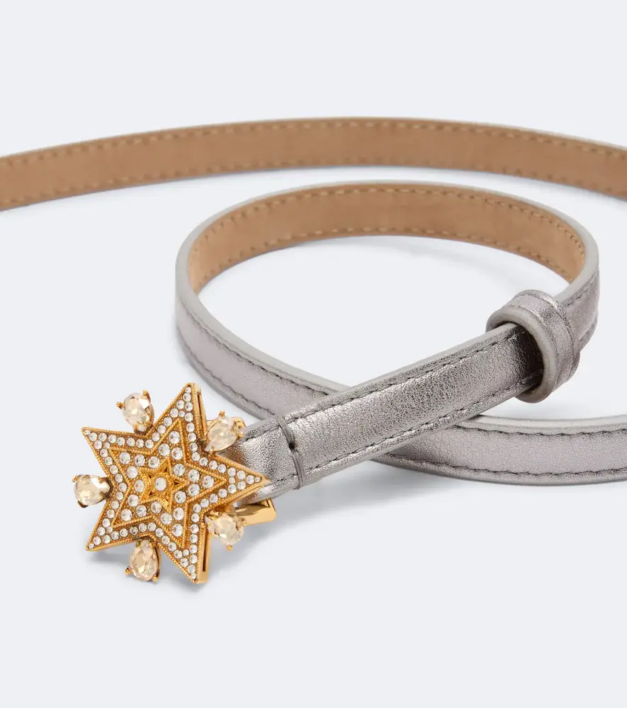 Dolce & Gabbana Embellished metallic leather belt | Thumbnail 2 Dolce & Gabbana Embellished metallic leather belt | Thumbnail 2