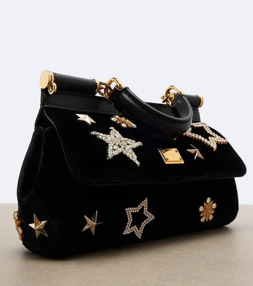 Dolce & Gabbana Sicily Small velvet top-handle bag | Thumbnail 4 Dolce & Gabbana Sicily Small velvet top-handle bag | Thumbnail 4