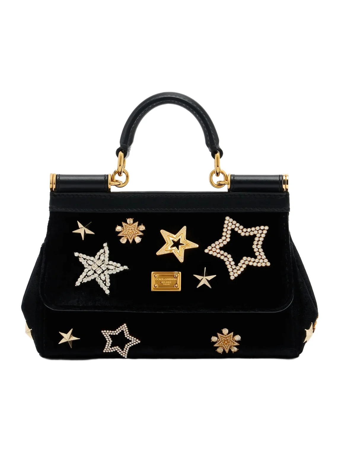 Sicily Small velvet top-handle bag Sicily Small velvet top-handle bag