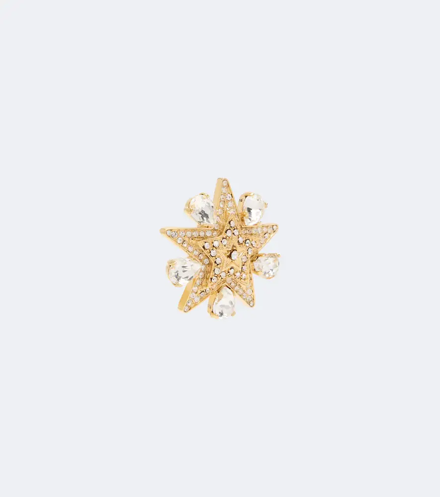 Dolce & Gabbana Starbust crystal-embellished clip-on earrings | Thumbnail 3 Dolce & Gabbana Starbust crystal-embellished clip-on earrings | Thumbnail 3