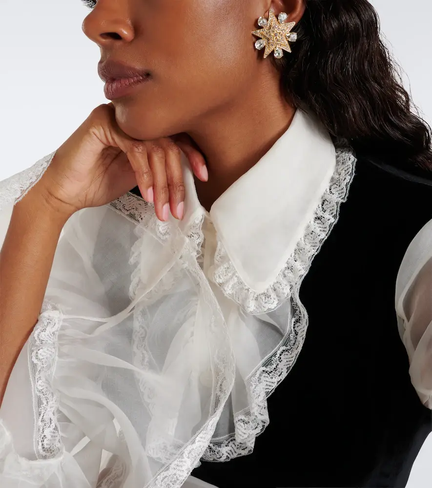 Dolce & Gabbana Starbust crystal-embellished clip-on earrings | Thumbnail 5 Dolce & Gabbana Starbust crystal-embellished clip-on earrings | Thumbnail 5