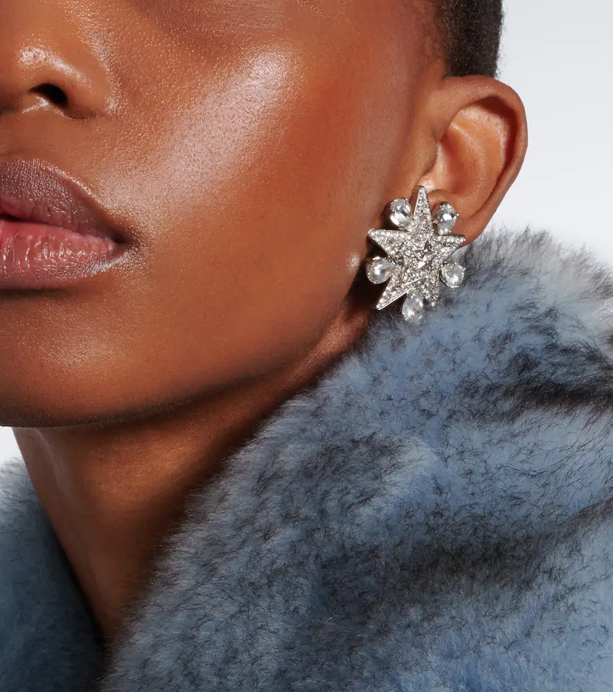 Dolce & Gabbana Starburst embellished clip-on earrings | Thumbnail 6 Dolce & Gabbana Starburst embellished clip-on earrings | Thumbnail 6