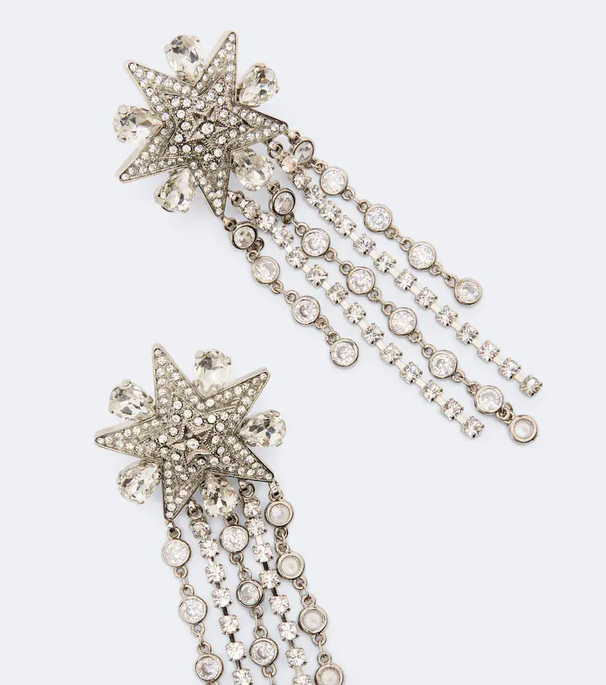 Dolce & Gabbana Star embellished clip-on drop earrings | Thumbnail 2