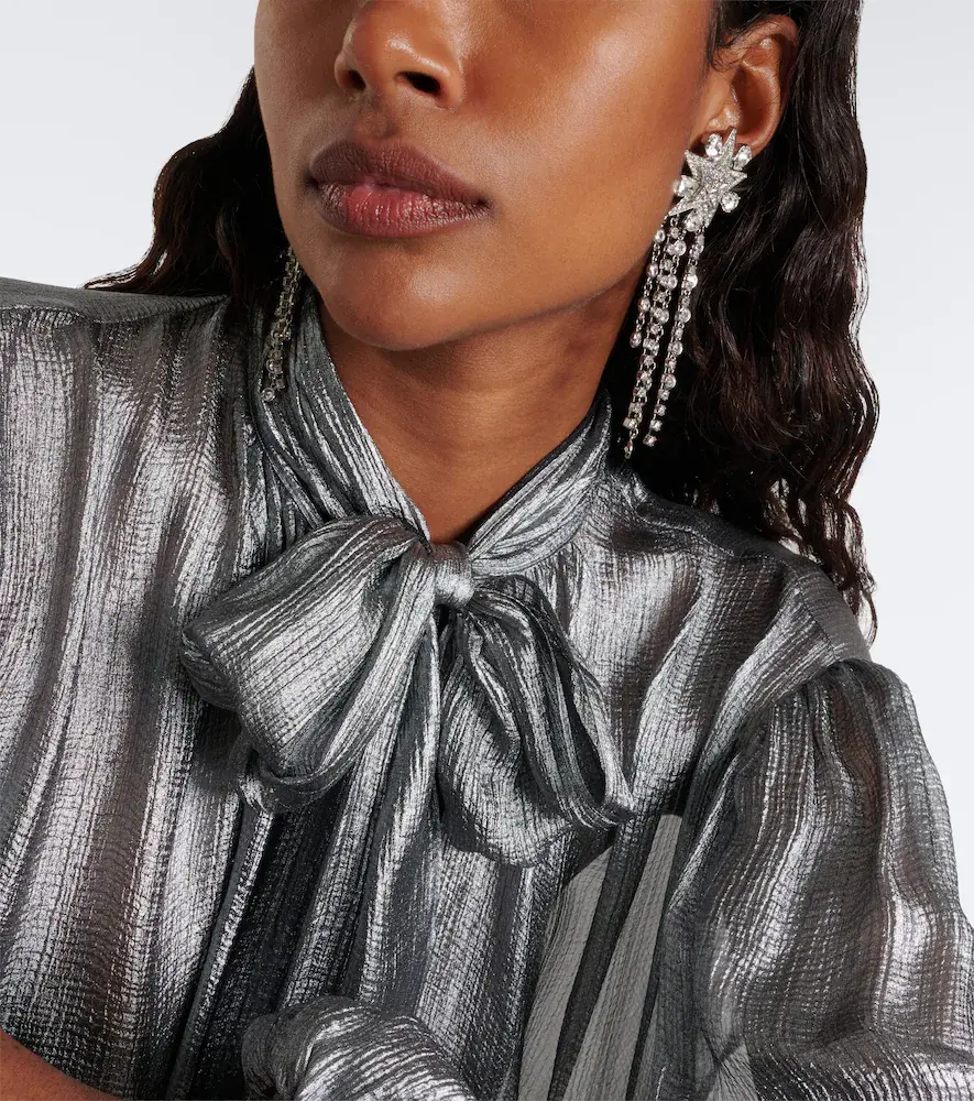 Dolce & Gabbana Star embellished clip-on drop earrings | Thumbnail 5