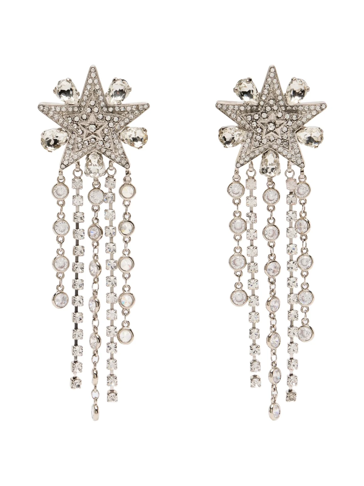 Dolce & Gabbana Star crystal-embellished clip-on earrings