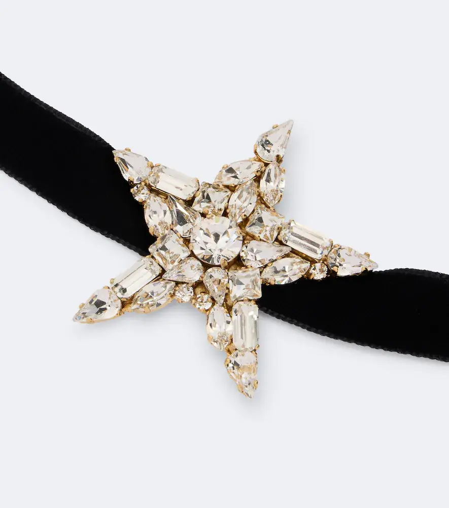 Dolce & Gabbana Star embellished velvet choker | Thumbnail 2 Dolce & Gabbana Star embellished velvet choker | Thumbnail 2
