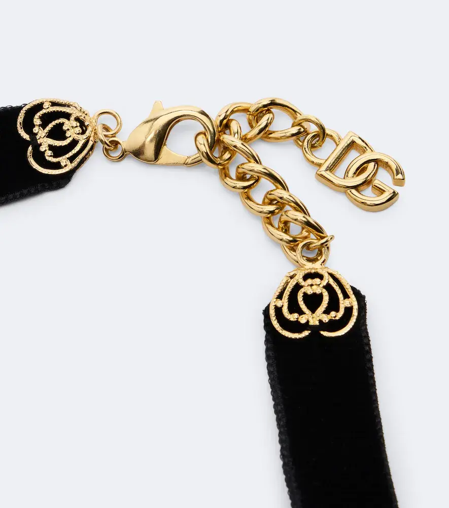 Dolce & Gabbana Star embellished velvet choker | Thumbnail 3 Dolce & Gabbana Star embellished velvet choker | Thumbnail 3
