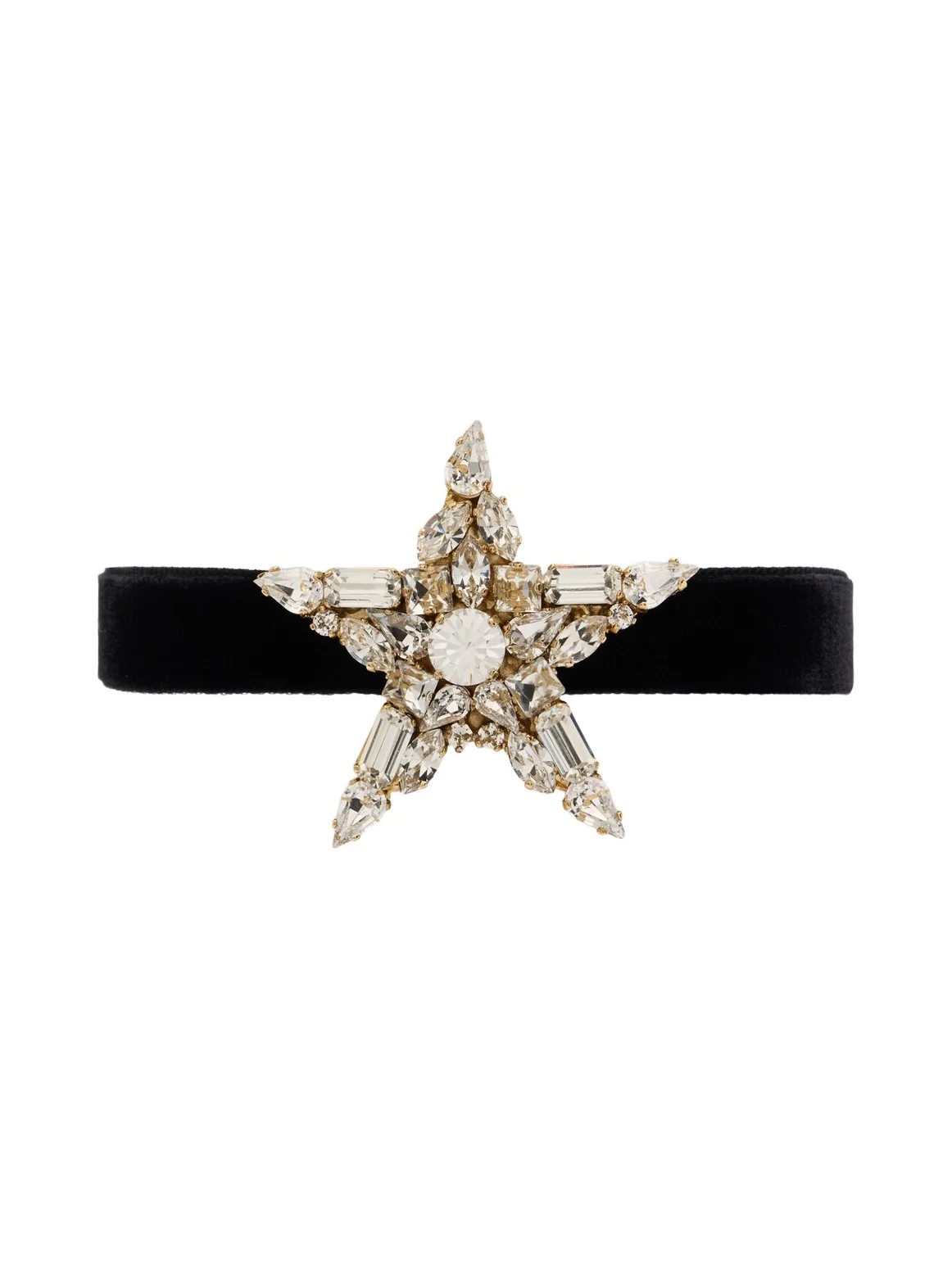 Dolce & Gabbana Star embellished velvet choker