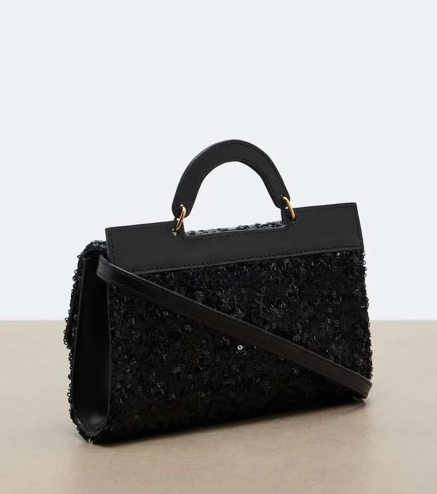 Dolce & Gabbana Sicily Mini sequined top-handle bag | Thumbnail 2 Dolce & Gabbana Sicily Mini sequined top-handle bag | Thumbnail 2