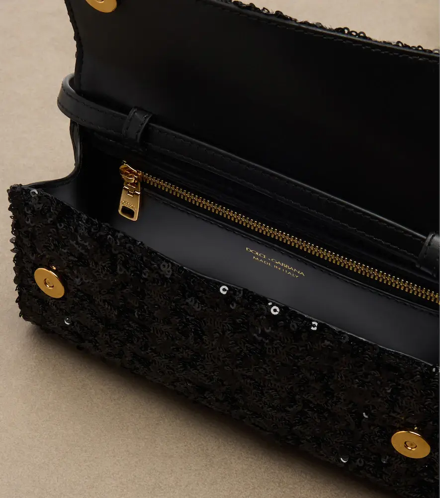 Dolce & Gabbana Sicily Mini sequined top-handle bag | Thumbnail 4 Dolce & Gabbana Sicily Mini sequined top-handle bag | Thumbnail 4