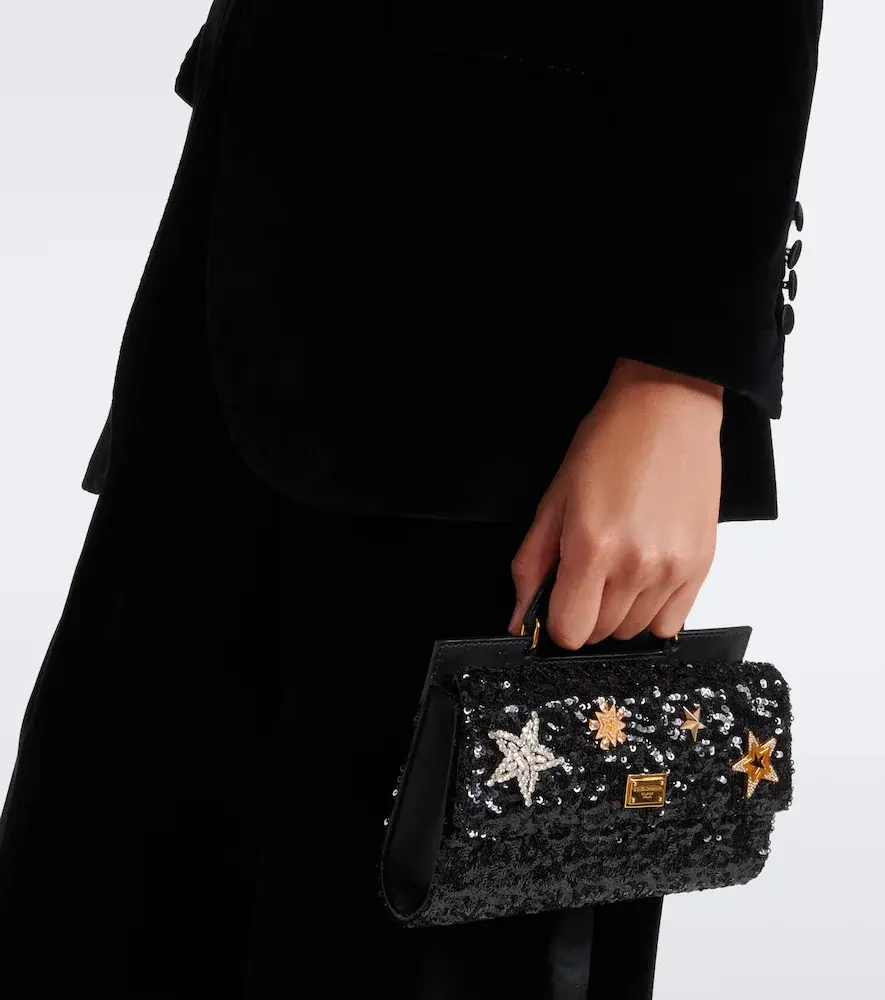 Dolce & Gabbana Sicily Mini sequined top-handle bag | Thumbnail 6 Dolce & Gabbana Sicily Mini sequined top-handle bag | Thumbnail 6