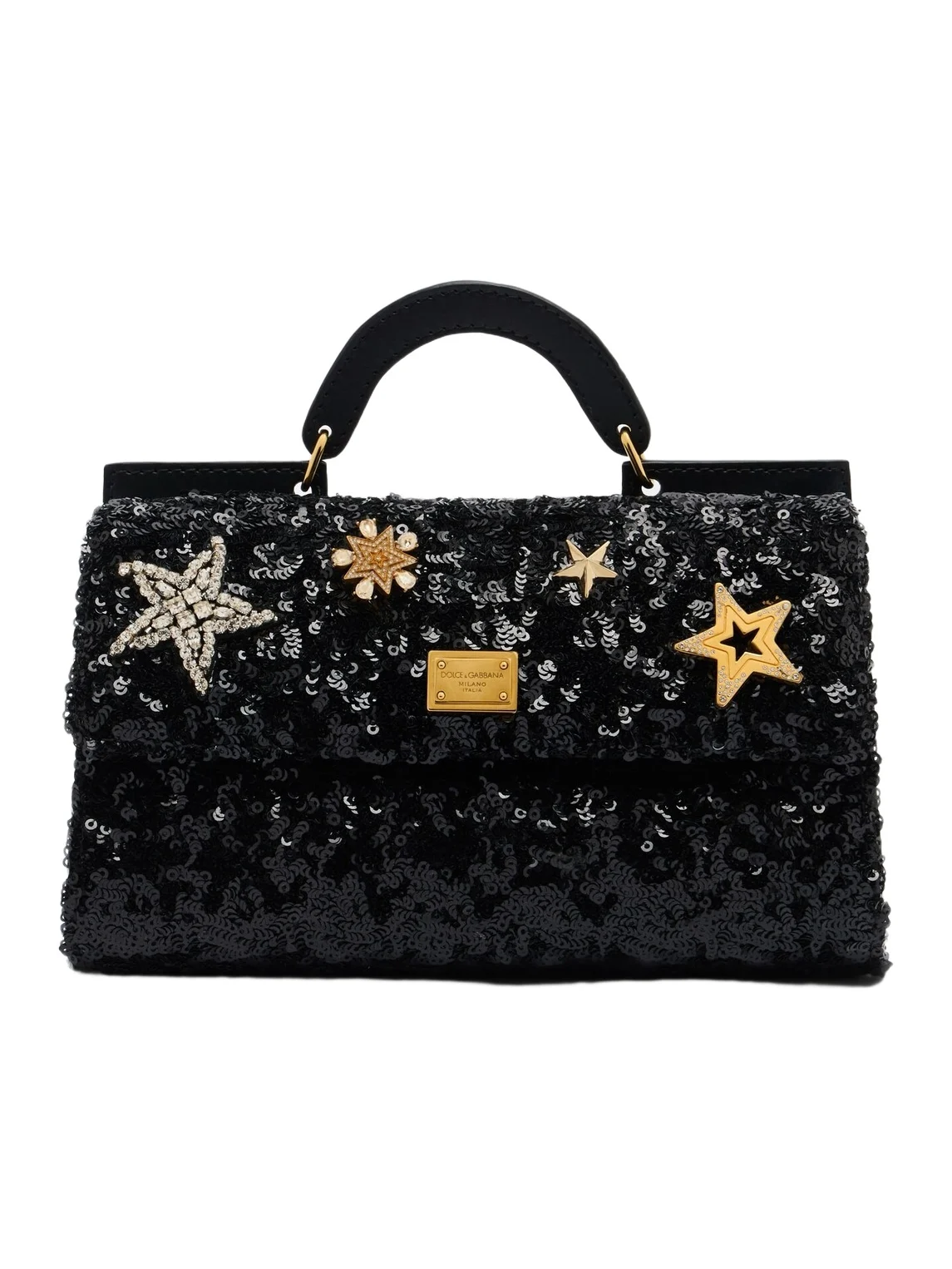 Sicily Mini sequined top-handle bag Sicily Mini sequined top-handle bag