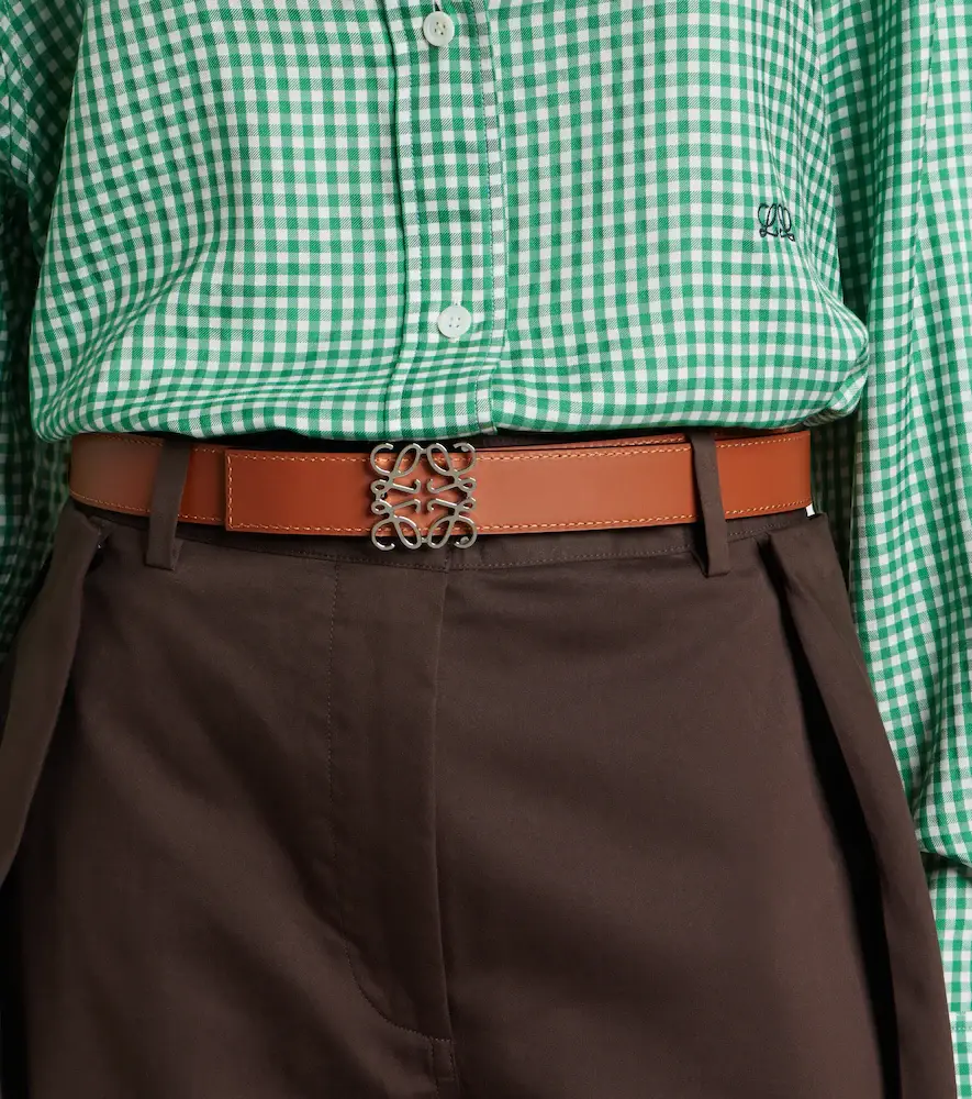 Loewe Anagram reversible leather belt | Thumbnail 4