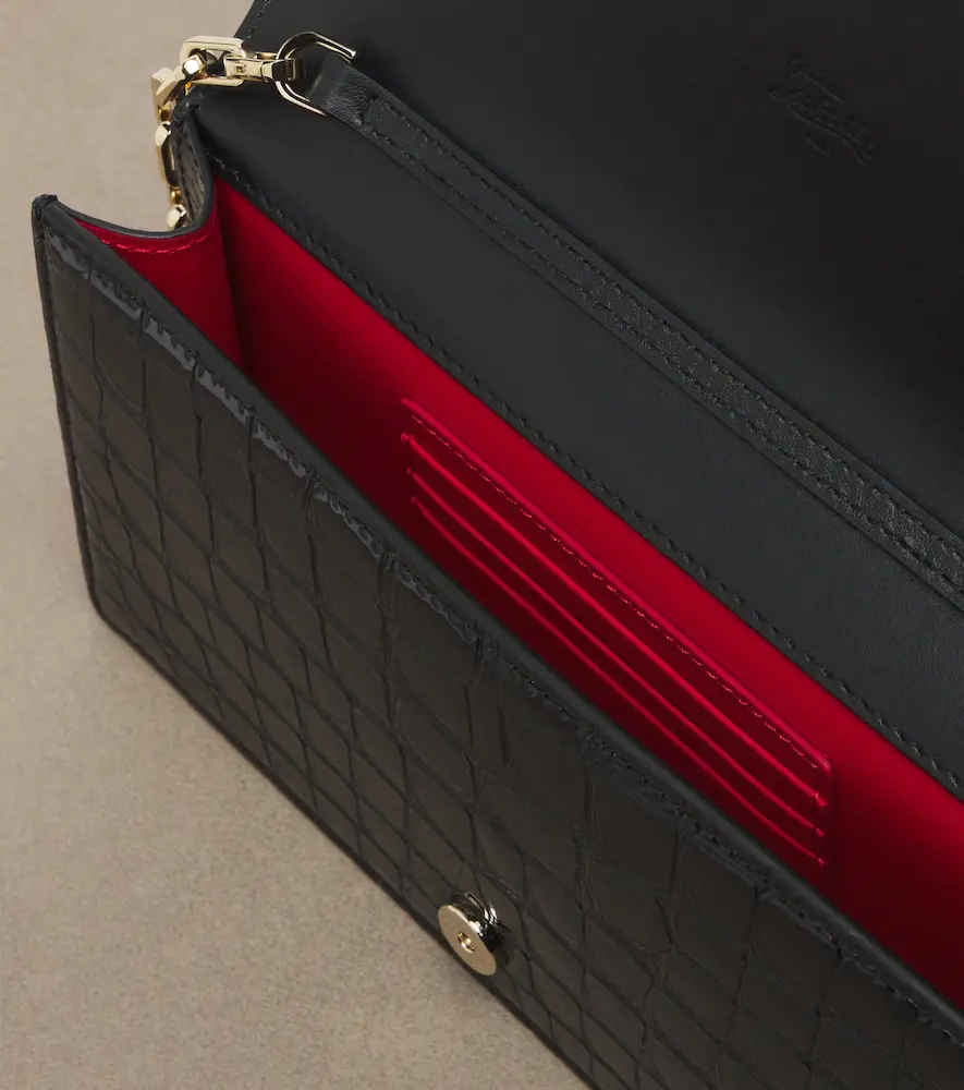 Christian Louboutin Bettina croc-effect patent leather clutch | Thumbnail 2 Christian Louboutin Bettina croc-effect patent leather clutch | Thumbnail 2