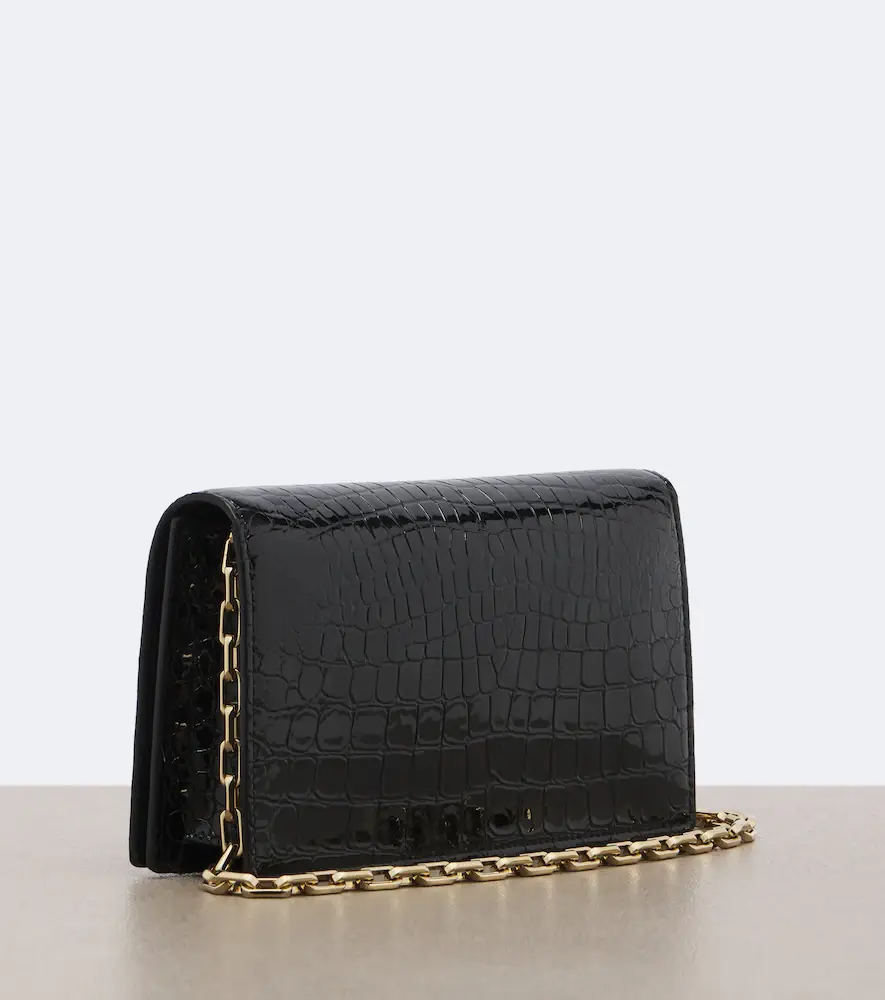 Christian Louboutin Bettina croc-effect patent leather clutch | Thumbnail 3 Christian Louboutin Bettina croc-effect patent leather clutch | Thumbnail 3