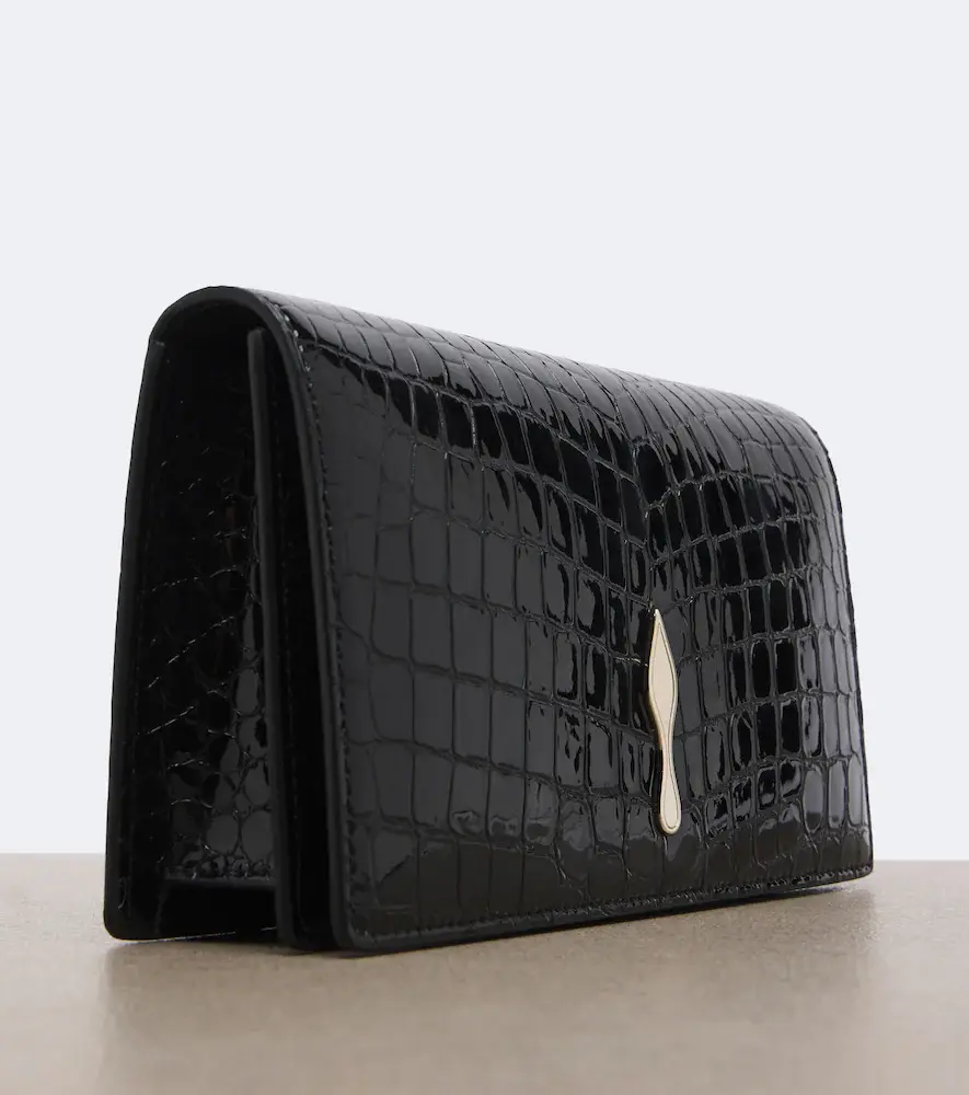 Christian Louboutin Bettina croc-effect patent leather clutch | Thumbnail 4 Christian Louboutin Bettina croc-effect patent leather clutch | Thumbnail 4