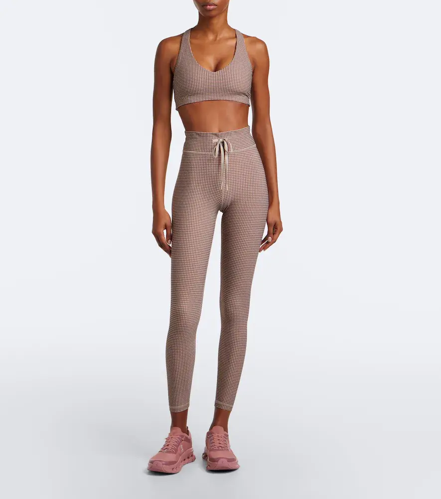 The Upside Palacio Getta houndstooth sports bra | Thumbnail 4