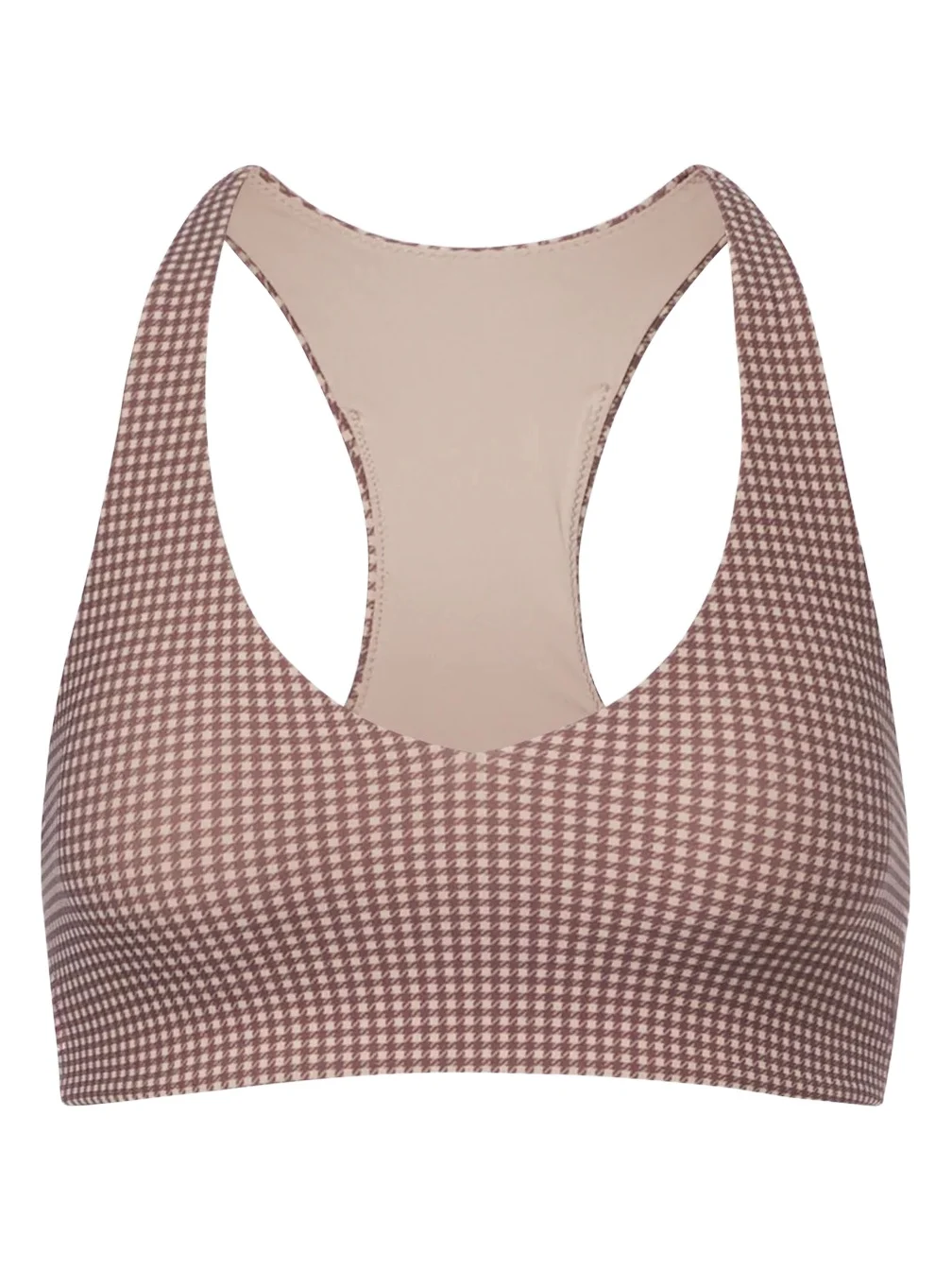 Palacio Getta houndstooth sports bra