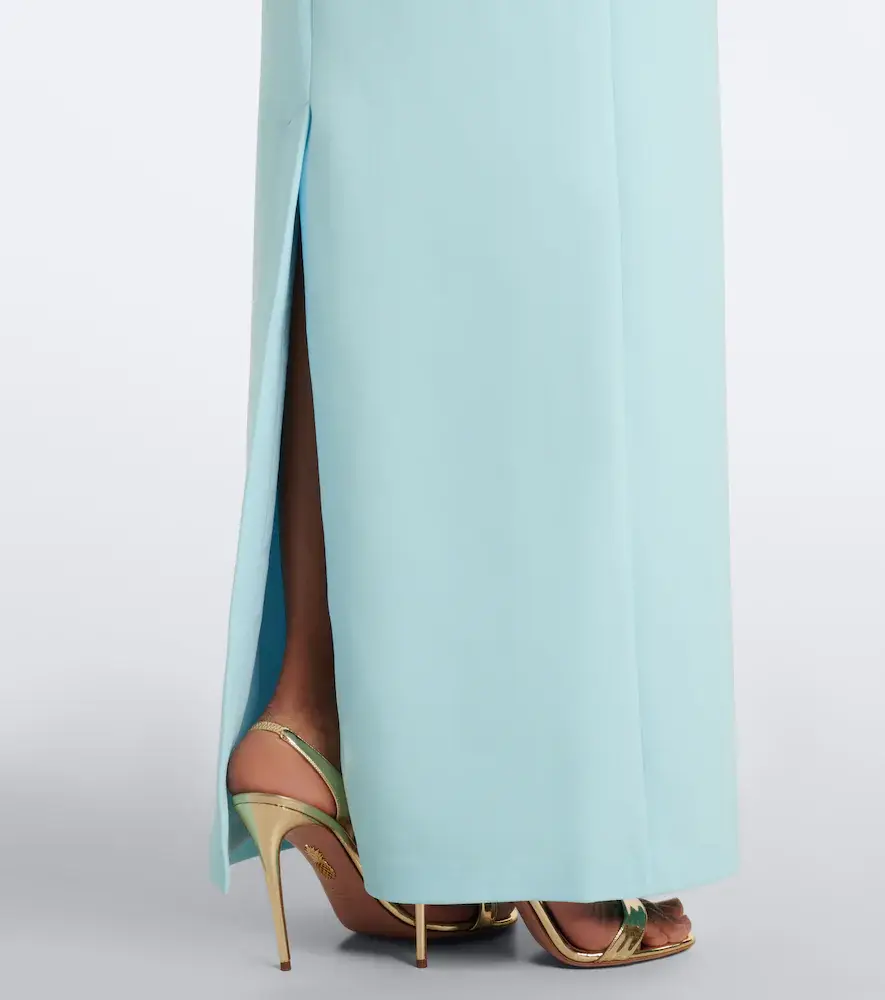 Safiyaa Blanchette one-shoulder crêpe gown | Thumbnail 3 Safiyaa Blanchette one-shoulder crêpe gown | Thumbnail 3