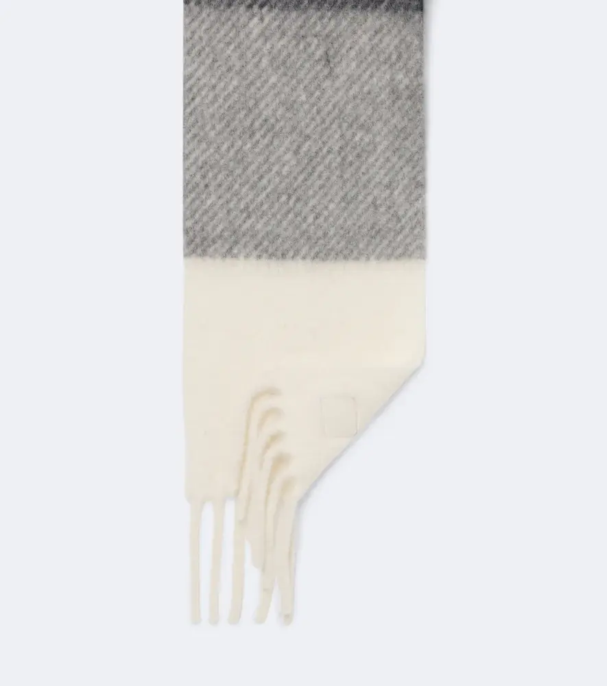 Loewe Striped jacquard alpaca and wool-blend scarf | Thumbnail 2