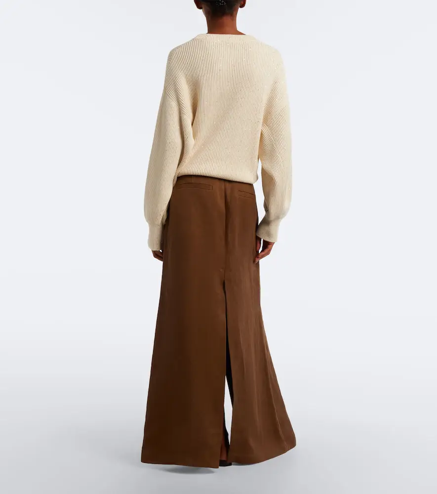 Brunello Cucinelli Linen maxi skirt | Thumbnail 2 Brunello Cucinelli Linen maxi skirt | Thumbnail 2