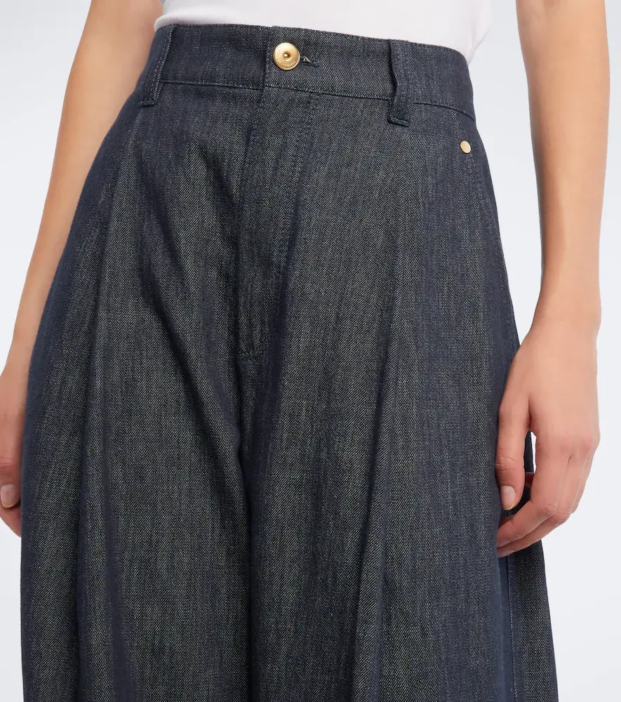 Brunello Cucinelli Monili pleated wide-leg jeans | Thumbnail 6 Brunello Cucinelli Monili pleated wide-leg jeans | Thumbnail 6