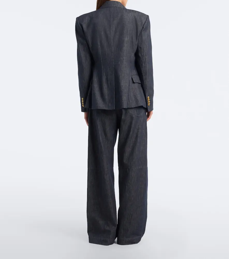 Brunello Cucinelli Monili pleated wide-leg jeans | Thumbnail 7 Brunello Cucinelli Monili pleated wide-leg jeans | Thumbnail 7