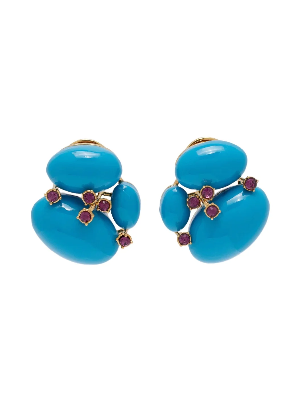 Oscar de la Renta Crystal-embellished earrings