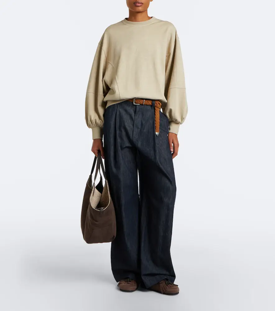 Brunello Cucinelli Monili cotton and linen sweatshirt | Thumbnail 2 Brunello Cucinelli Monili cotton and linen sweatshirt | Thumbnail 2