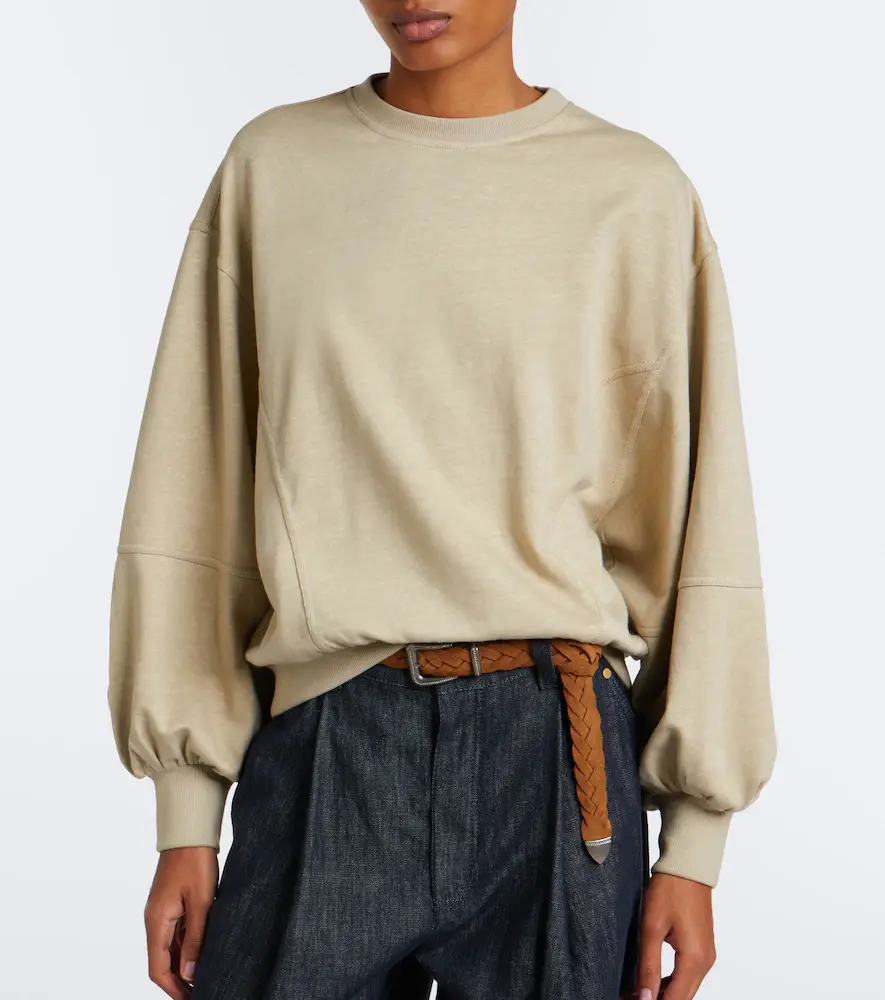 Brunello Cucinelli Monili cotton and linen sweatshirt | Thumbnail 5 Brunello Cucinelli Monili cotton and linen sweatshirt | Thumbnail 5
