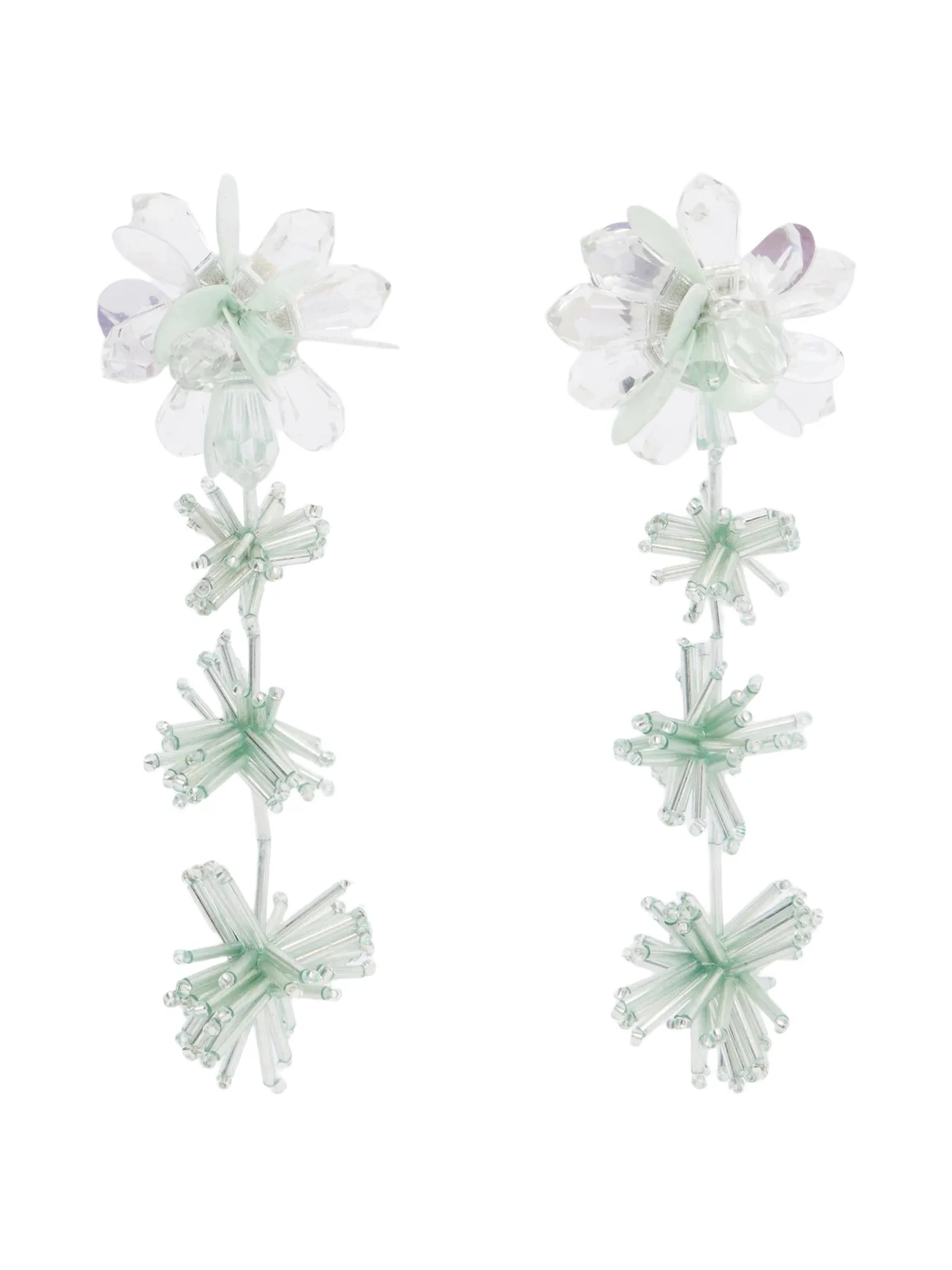Embellished drop earrings Embellished drop earrings