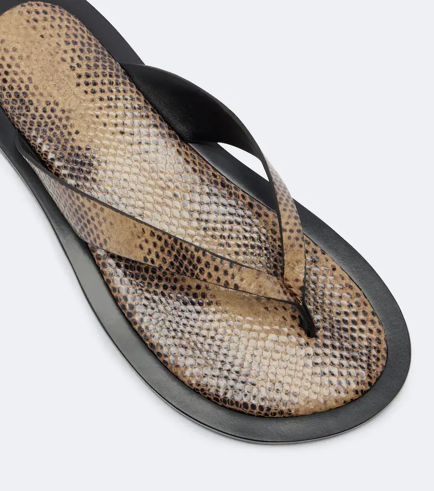 A Emery A. Emery Marcelle snake-effect leather thong sandals | Thumbnail 3 A Emery A. Emery Marcelle snake-effect leather thong sandals | Thumbnail 3