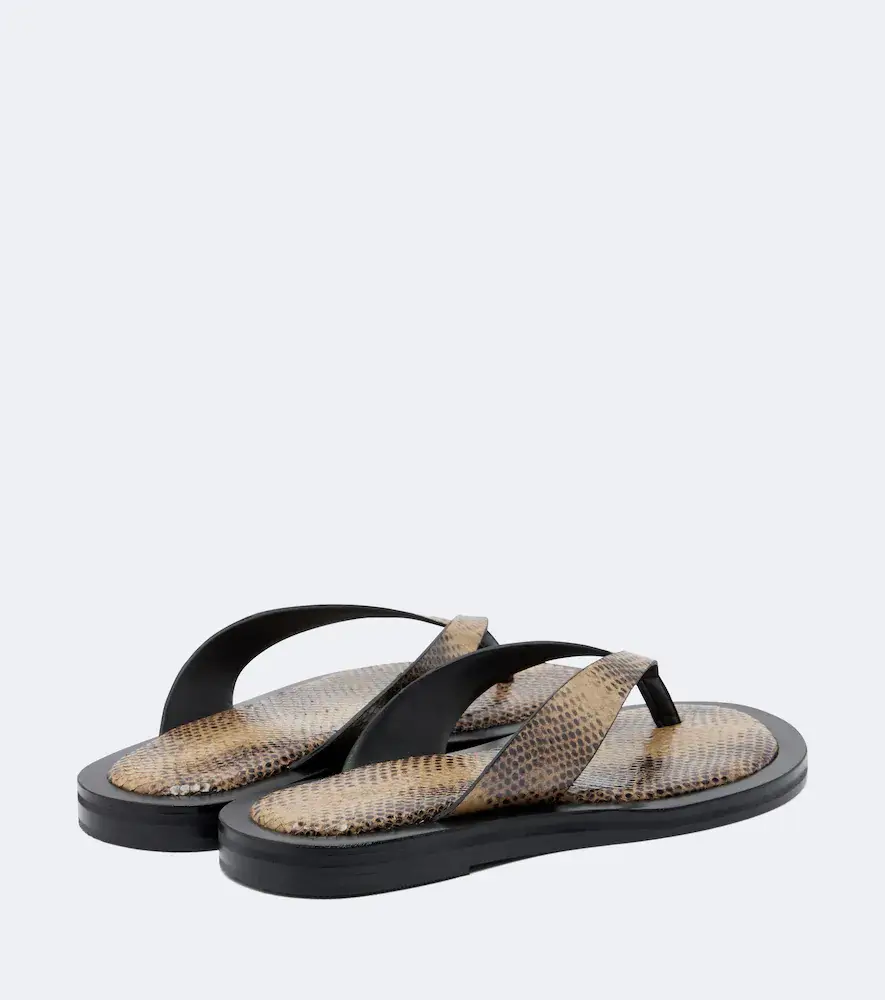 A Emery A. Emery Marcelle snake-effect leather thong sandals | Thumbnail 4 A Emery A. Emery Marcelle snake-effect leather thong sandals | Thumbnail 4
