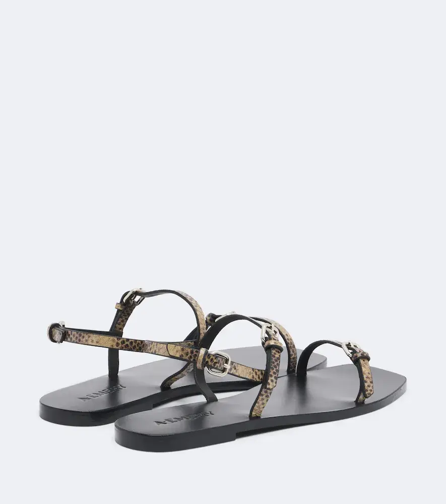 A Emery A. Emery Adley snake-effect leather sandals | Thumbnail 2 A Emery A. Emery Adley snake-effect leather sandals | Thumbnail 2