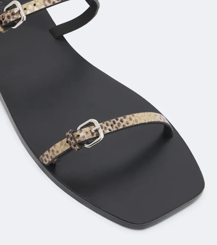 A Emery A. Emery Adley snake-effect leather sandals | Thumbnail 4 A Emery A. Emery Adley snake-effect leather sandals | Thumbnail 4