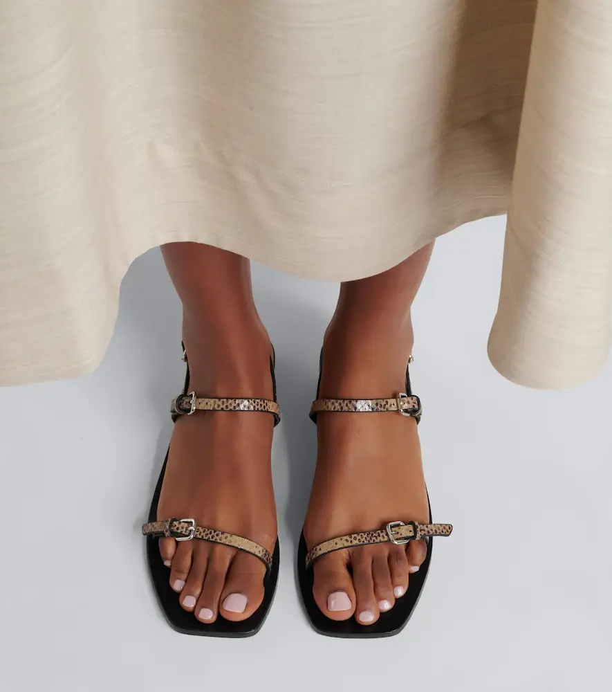 A Emery A. Emery Adley snake-effect leather sandals | Thumbnail 5 A Emery A. Emery Adley snake-effect leather sandals | Thumbnail 5