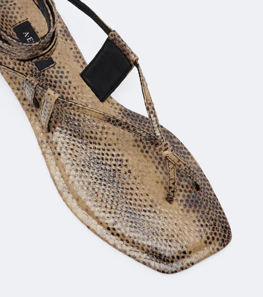 A Emery A. Emery Raslo snake-effect leather sandals | Thumbnail 4 A Emery A. Emery Raslo snake-effect leather sandals | Thumbnail 4