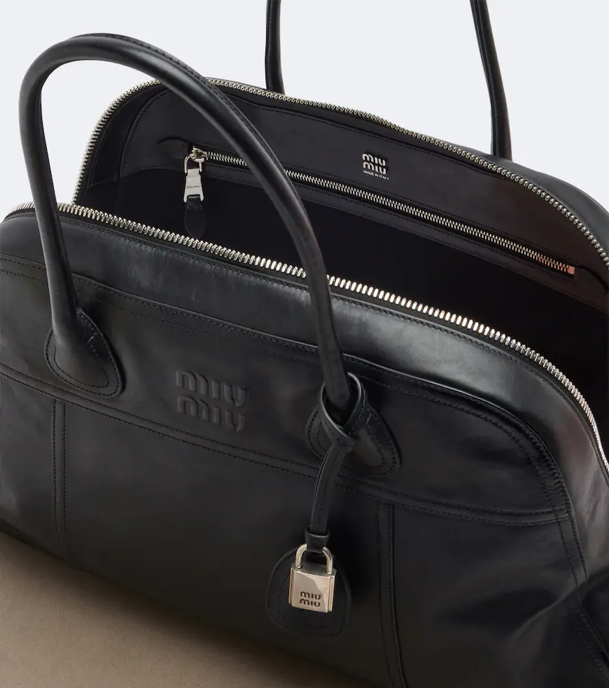 Miu Miu Vivant leather bowling bag | Thumbnail 4 Miu Miu Vivant leather bowling bag | Thumbnail 4