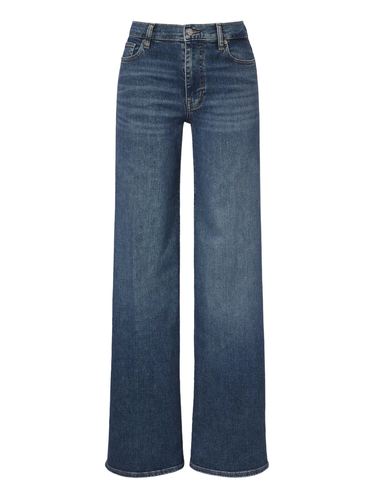 Frame Palace faded wide-leg jeans