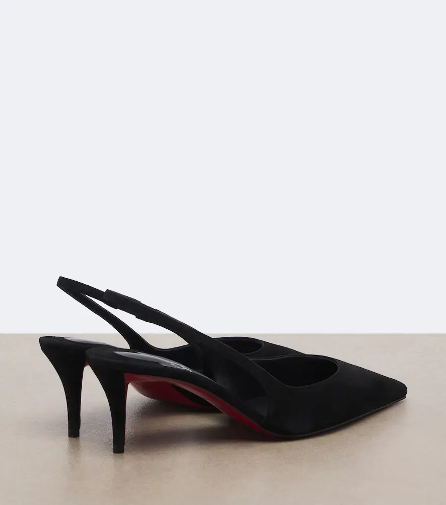 Christian Louboutin Miss Z suede slingback pumps | Thumbnail 4 Christian Louboutin Miss Z suede slingback pumps | Thumbnail 4