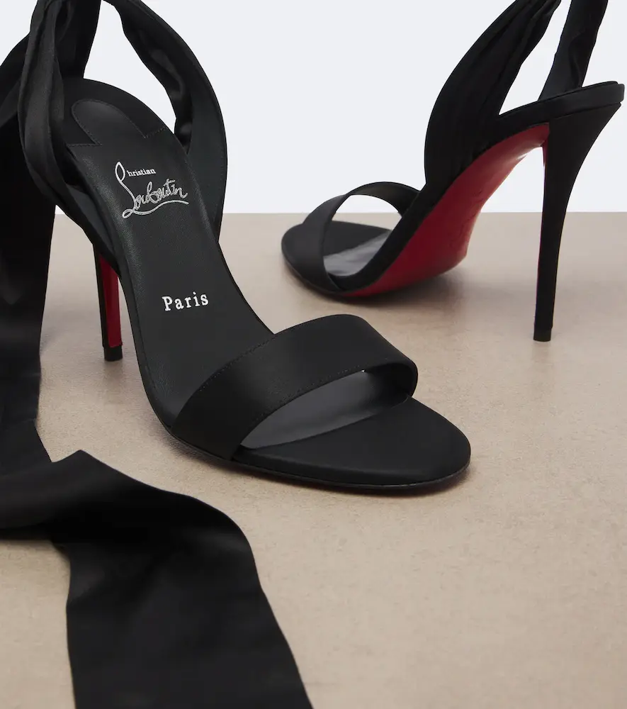 Christian Louboutin Miss Z satin sandals | Thumbnail 3 Christian Louboutin Miss Z satin sandals | Thumbnail 3