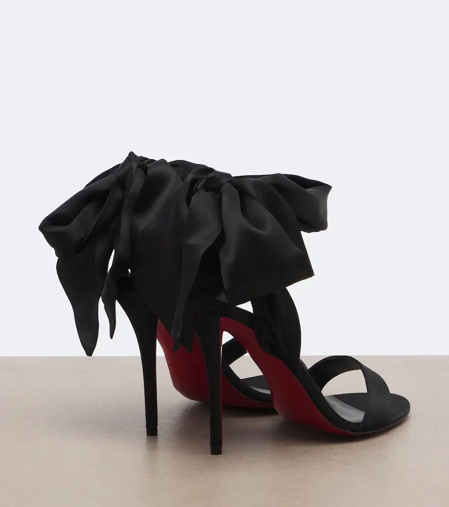Christian Louboutin Miss Z satin sandals | Thumbnail 4 Christian Louboutin Miss Z satin sandals | Thumbnail 4