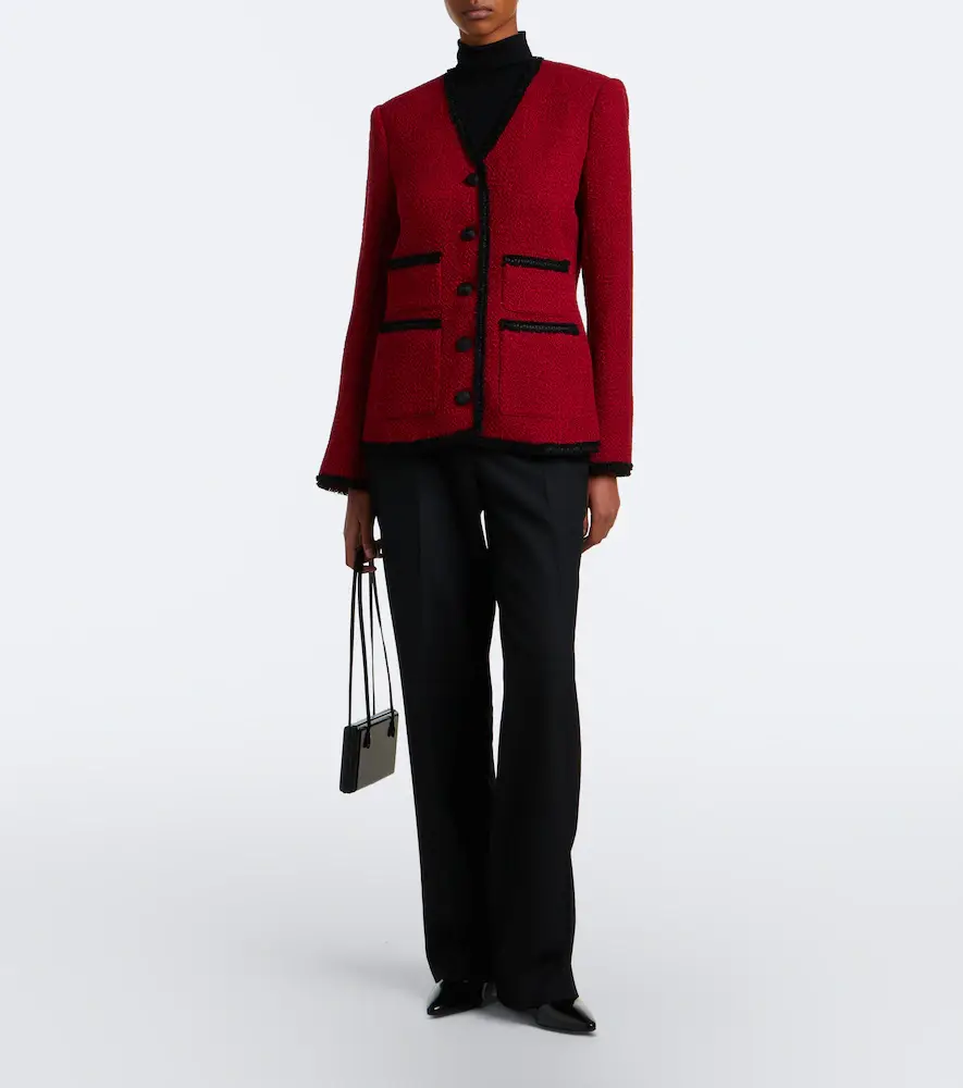 Veronica Beard Cyrene tweed blazer | Thumbnail 2 Veronica Beard Cyrene tweed blazer | Thumbnail 2