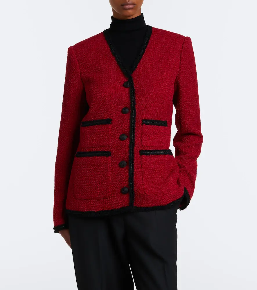 Veronica Beard Cyrene tweed blazer | Thumbnail 3 Veronica Beard Cyrene tweed blazer | Thumbnail 3