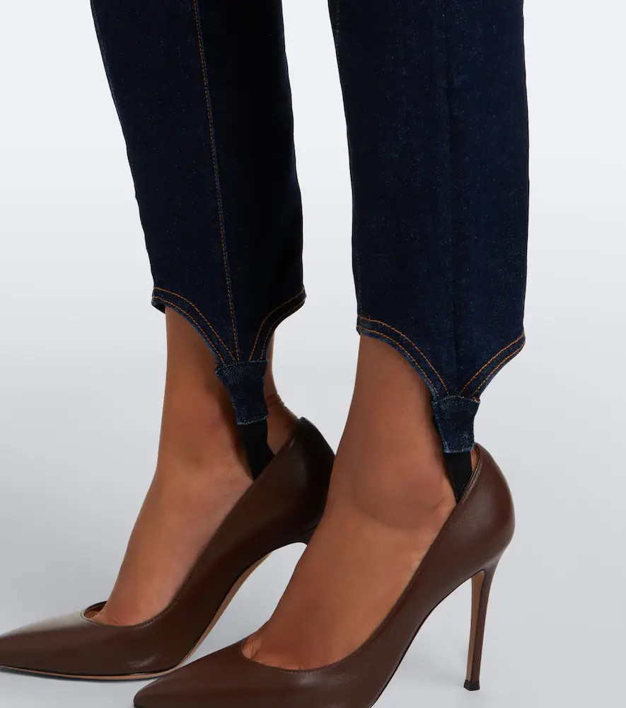 Veronica Beard Lydia stirrup slim jeans | Thumbnail 4 Veronica Beard Lydia stirrup slim jeans | Thumbnail 4