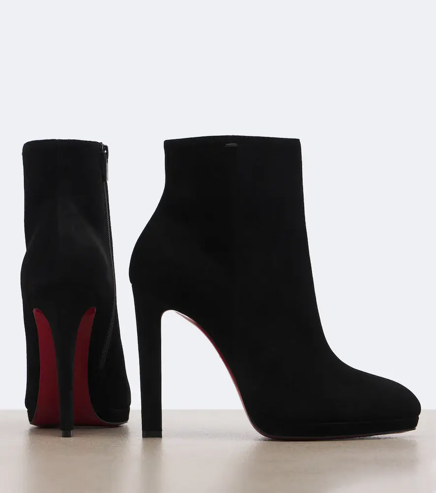 Christian Louboutin Fannylove suede platform ankle boots | Thumbnail 2 Christian Louboutin Fannylove suede platform ankle boots | Thumbnail 2