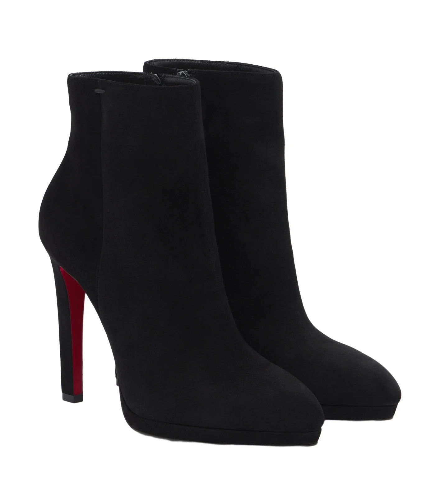 Christian Louboutin Fannylove suede platform ankle boots
