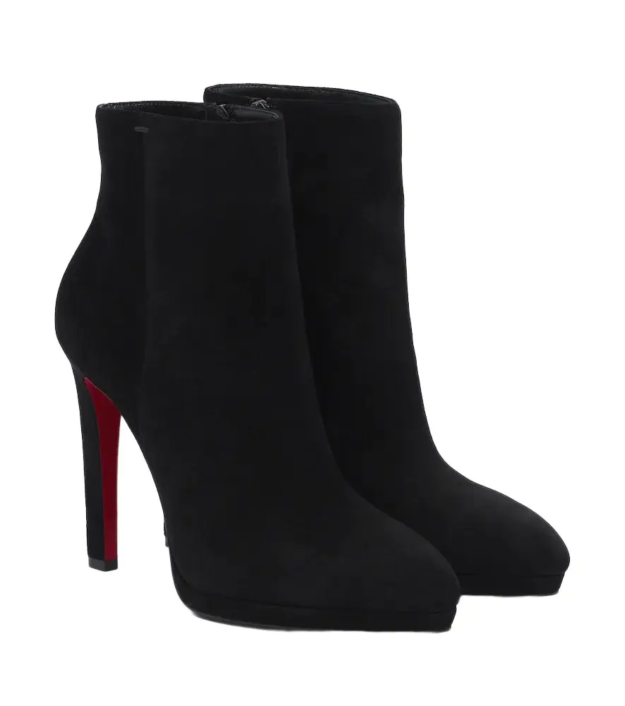 Fannylove suede platform ankle boots