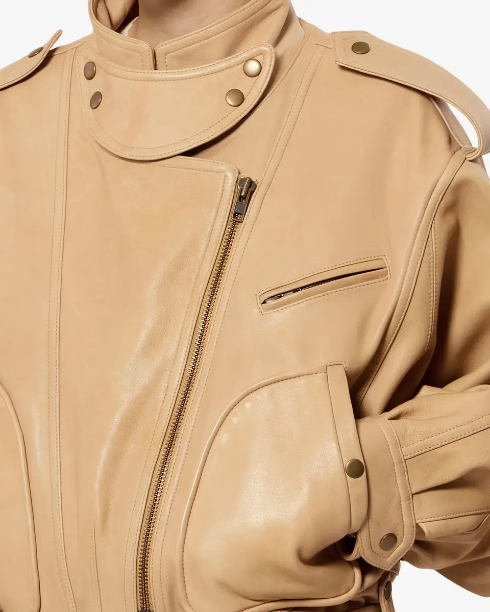 Isabel Marant Farza Leather Jacket | Thumbnail 2 Isabel Marant Farza Leather Jacket | Thumbnail 2